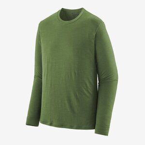 Men's Patagonia Men's Long-Sleeved Capilene Cool Merino Shirt - Green - Medium